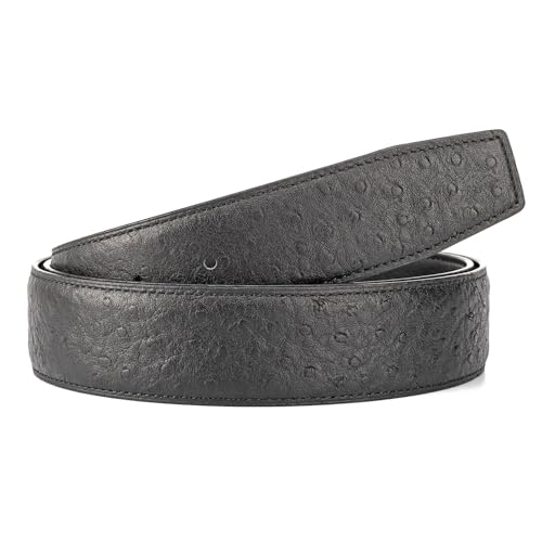 Vatee's Men's Adjustable Replacement Belt Strap Without Buckle Top Grain Genuine Leather 1.5