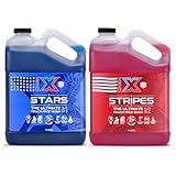 Chem-X Stars + Stripes: The Ultimate Touch Free Vehicle Wash, Removes Road Film, Grime and Oxidation, No Contact Wash for Trucks Fleets Equipment and Cars - 1g each