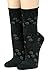 Produktbild CRÖNERT Longsocks, Söckchen mit Rollrand Design Luccas Blumenwiese (39/42, schwarz 2600)