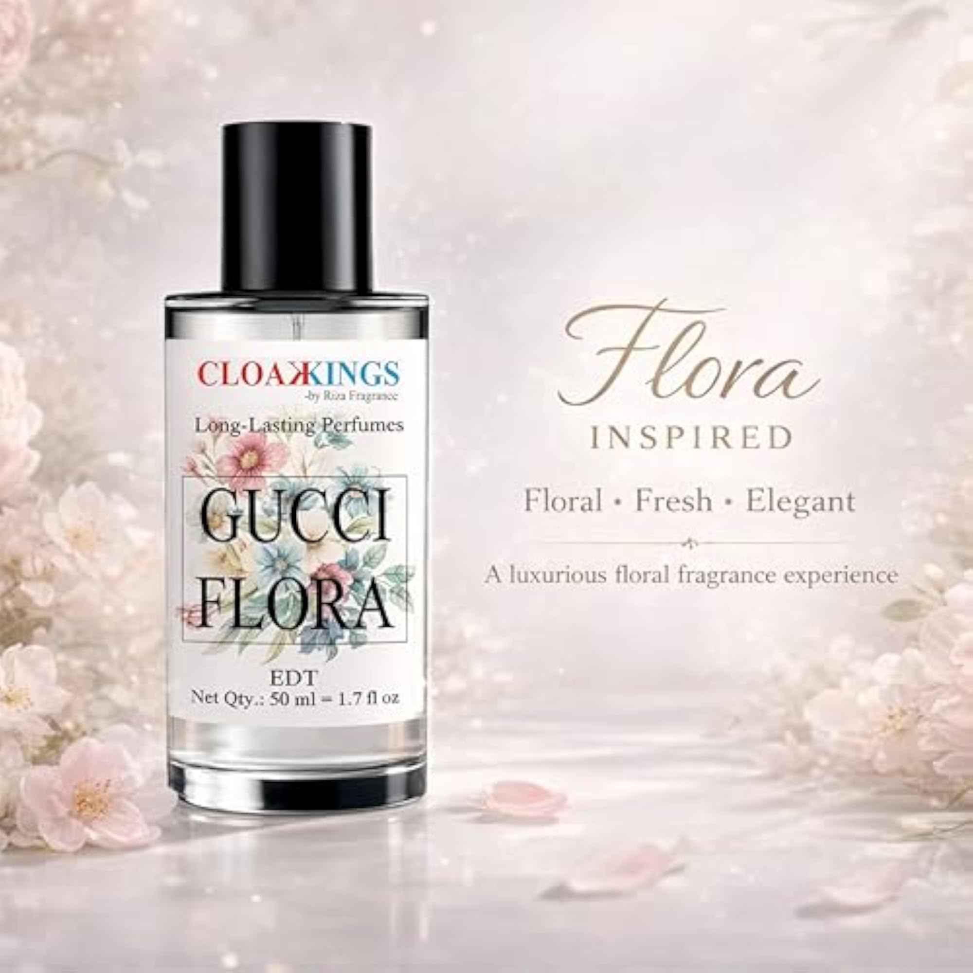 Flora Unisex Long Lasting Perfume, 50ml
