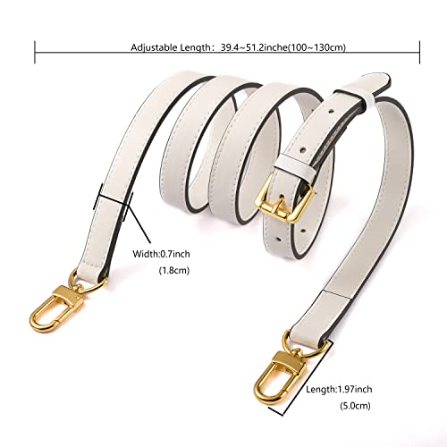 Image of Vachetta Leather Adjustable Crossbody Strap for , Women's Crossbody Handbags
