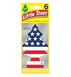 LITTLE TREES Car Air Freshener | Hanging Paper Tree for Home or Car | Vanilla Pride | 6 Pack