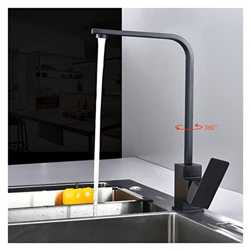 Grifo de cocina y baño con caño giratorio para evitar salpicaduras 4
