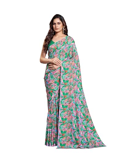 Image of Garden Vareli Art Silk Abstract Printed Saree