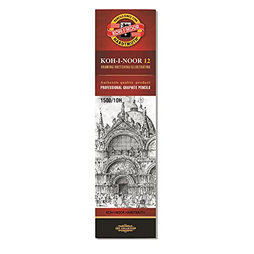 Lápices Koh-I-Noor Grafito 3B Set 12 unidades miniatura 2