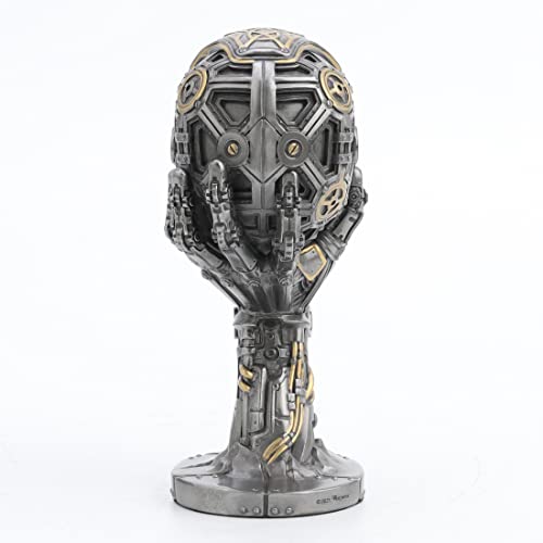 Estatua Steampunk Thinker Diseño Veronese 7 1/8" miniatura 4