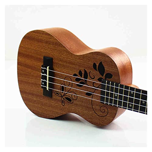 ukulélé Voyage Ukulele Guitare Électrique 23 Pouces 4 Cordes Guitarra Modèle De Fleur D’acajou - Les Beatles, Paul McCartney, John Lennon, RIngo Starr, George Harrison ukulélé Voyage Ukulele Guitare Électrique 23 Pouces 4 Cordes Guitarra Modèle De Fleur D'acajou – Image 4