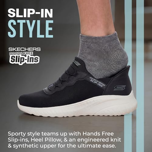 Image of Skechers Men's Bobs Squad Chaos Daily Hype Sneaker | Casual Shoe, Heel Pillow, No Tie Fit, Hands Free Slip-Ins, Vegan, Memory Foam, Machine Washable