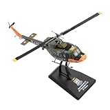 DAGIJIRD Simulation Alloy Aircraft Model 1:100 Alloy Italian Navy AB 212 Helicopter Model