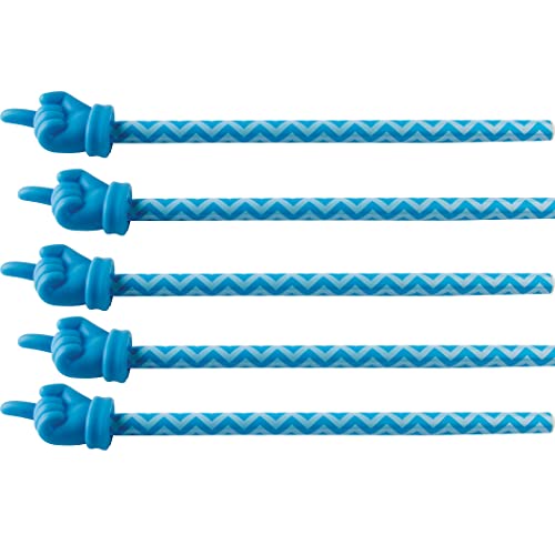 Image of Teacher Created Resources Aqua Chevron Hand Pointer, Pack of 5