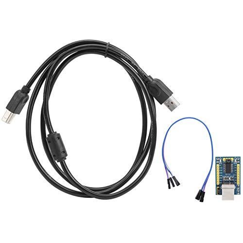 Serial Port Module, USB to TTL Converter Adapter, DIY Electronic Component with 33V. 5V Dual Supply, Stable Speed up to 3Mbps for 7 8 10 32 64 Bit System