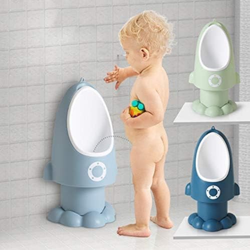 Euiuxoyおまる 便器トイレトレーニング 小便器 自立式 取り外し可能 取り付け簡単 男の子用 (グリーン)