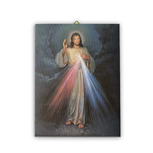 Jésus Miséricordieux toile canvas Fratelli Bonella pour créer un coin prière dans la chambre