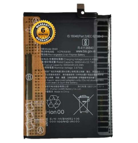 Image of Original BN65 Battery for Xiaomi Redmi 10 India Version MZB0B6OIN Battery with 6 Month Warranty***(LR21)