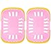 VILLCASE 2 Unids Mini Cesta de Compras Niños Cesta de Comestibles Cocina Pretender Play Toys Play Cesta de Comestibles Almacenamiento Cesta Cesta Toy Niños Early Education Toy