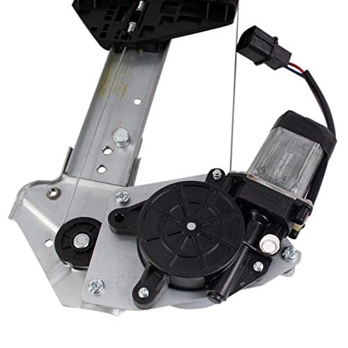 Image of TRQ Rear Right Power Window Regulator & Motor Assembly Passenger Side Compatible with 2006-2011 Honda Civic
