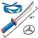 Teenage Mutant Ninja Turtles Tales of the Spin Attack Leonardo Katana Sword Role Play by Playmates Toys