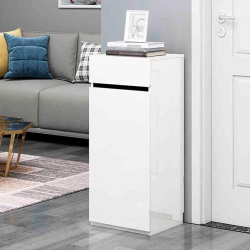 JHDXL Vertical Shoe Rack, Freestanding White Wooden Shoe Shelf, Stackable Boot & Shoe Storage, Organizer for Entryway, Closet, Dorm & Small Spaces(50 * 95cm/19.7 * 37.4in)