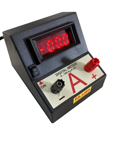 Digital Black Stand Meter LED Type (0-199.9 uA) Brand OM LABS-image-20