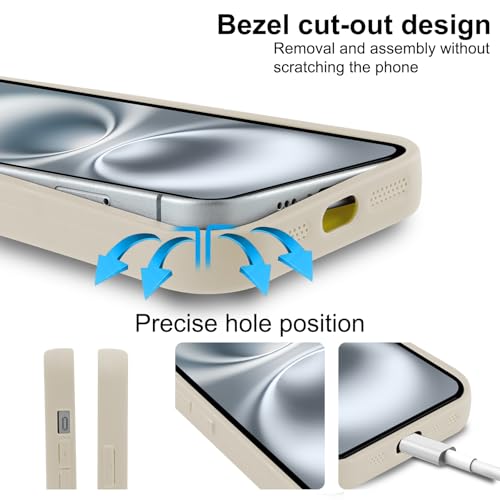 Coque iPhone 16 motif esthétique fleurs évite rayures silicone RUMSEY