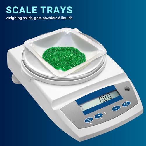 Pure Ponta MDO-AZOC-1030 Weigh Boats Medium - 125 Pack 100Ml Plastic Disposable Trays For Scale, Square Weighing Dishes For Powder Weight, Epoxy, Food Sample Tray - Pour Boat, Anti-Static Polystyrene Lab Dish thumb #2