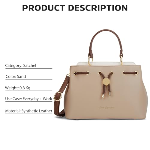 Image of Lavie Signature Women's Bahamas Satchel Bag | Satchel Handbag for Work | Ladies Purse | Stylish Shoulder Bag | Gift for Women