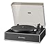 Crosley CR6046A-BKSL Stave 2-Speed Bluetooth Record Player Turntable with Built-in Speakers, Black