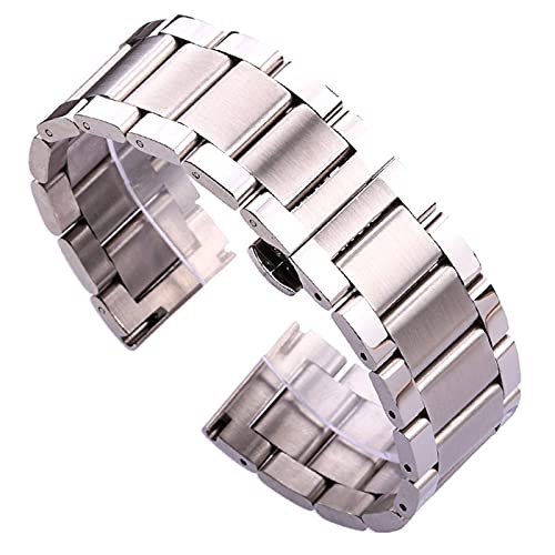 Montre en acier inoxydable argent bleu : le cadeau métallique idéal