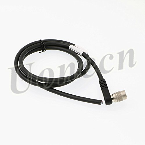 Uonecn New Basler AVT GIGE CCD Industrial Camera Power Cable Right Angle 6 pin Female to Open 3 Meters