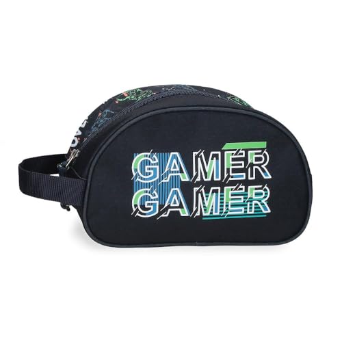 Movom Game Over Neceser Negro 24x14x10 cms Poliéster