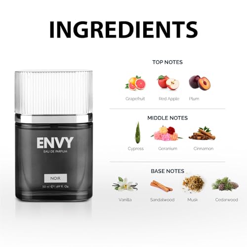 Image of ENVY Noir Gift Pack Deodorant - 120ML & Noir Perfume - 50ML (Combo Pack of 2)