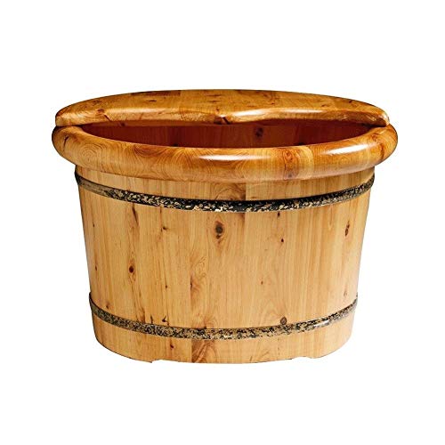 Spa de pies de madera para masaje y relajación