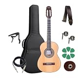 KIT Violão Eletroacústico Rozini Rx205 + Capa Luxo E Acessórios