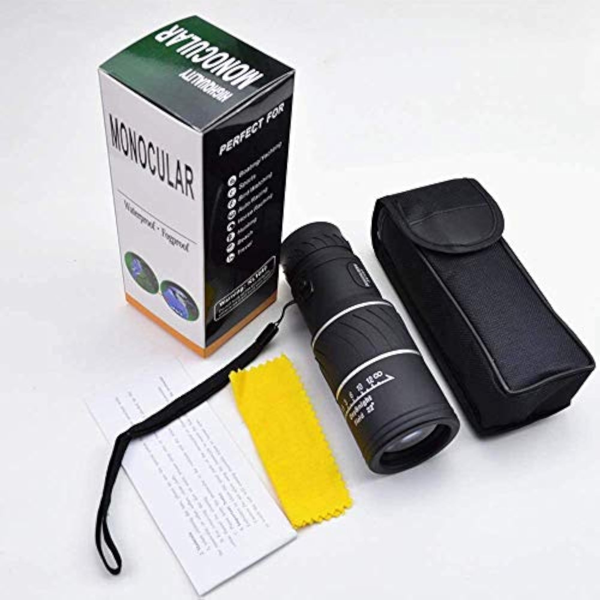 16x52 Monocular Dual Focus Optics Zoom Telescope