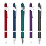 Touchscreen-Stift - Die Spitze dieses Metallkugelschreibers dient gleichzeitig als Stift, mit dem sich alle Arten von elektronischen Geräten mit Touchscreen einfach bedienen lassen. Er hinterlässt keine Fingerabdrücke auf dem Touchscreen, so dass dieser immer sauber und ordentlich bleibt