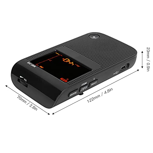 Métronome, WMT – 248 Métronome de piano rechargeable pour débutants pour guitare, piano, violon (noir) - Les Beatles, Paul McCartney, John Lennon, RIngo Starr, George Harrison Métronome, WMT – 248 Métronome de piano rechargeable pour débutants pour guitare, piano, violon (noir) – Image 7