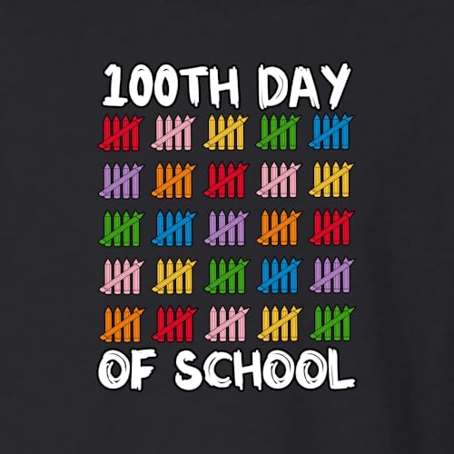 Wild Bobby 100th Day of School Cute Counting Pencils School Toddler Fleece2