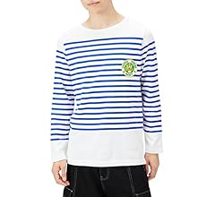 Amazon | [エフスタイル] Tシャツ フランス軍タイプ ボーダー(ホワイト