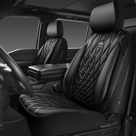 CAR PASS Luxury Faux Leather Seat Covers Cover
