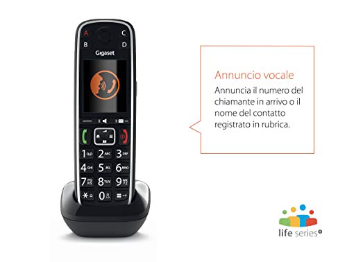 Gigaset E720 Téléphone analogdect Identification de 'appelant - vue 5