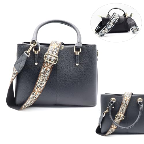 Image of LEMEDE Purse Strap Replacement Crossbody 1.5 inch Wide Shoulder Strap Adjustable Straps Handbag Strap Replacement Belts