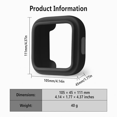 Image of Geiomoo Silicone Cover for Anker Soundcore Boom Go 3i Case, Soft Flexible Scratch Resistant Protective with Carabiner (Black)