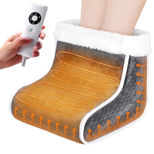 Chauffe-pieds électrique avec doublure intérieure douce, le cadeau idéal pour l'hiver
