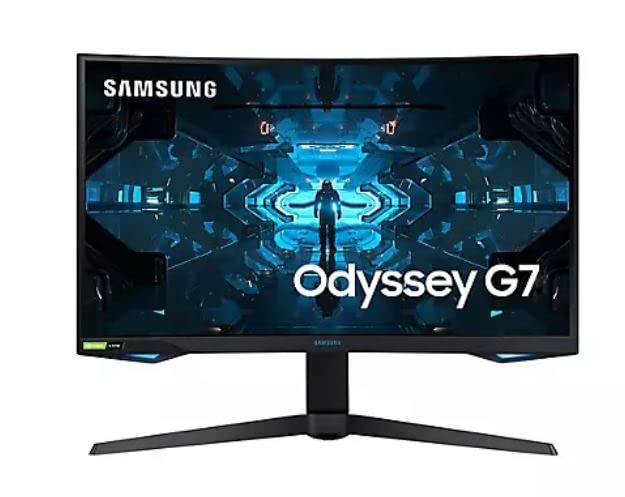 Samsung LC32G73TQSNXZA 32' WQHD Curved Gaming 2560 x 1440 240Hz Monitor- (Renewed)