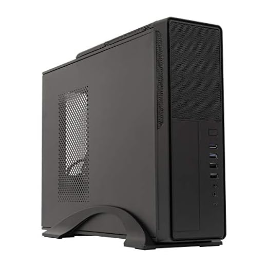 UNYKAch Caja Micro ATX UK2010SE Type C, Caja Ordenador PC Conectividad: 2 X 2.0 USB, 2 X 3.0, USB 1 USB Type C (3.1 Gen2). Frontal Microperforado con Rejilla. Incluye Fuente De Alimentación De 450W.