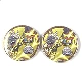 2個 不動明王ボーイ 妖怪ウォッチ ぷにぷに 缶バッジ punipuni