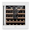 Klarstein Cantinetta Vino Refrigerata a Zona Singola per Interno/Esterni, Frigo Bar, Cantina Vino con Vetrina, Mini Frigo con Protezione UV, Frigorifero Piccolo Touch Control 5-20°C, 92L 36 Bottiglie