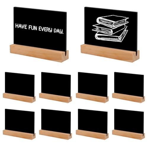 ❤【Materiale di alta qualità】Il nostro lavagnette è realizzato in pannello di densità di alta qualità, che è sicuro, resistente, resistente e non si rompe facilmente. È possibile riutilizzarlo per lungo tempo. Il nostro mini lavagna è realizzato in legno di alta qualità. Può mantenere stabile il nostro supporto per lavagna.