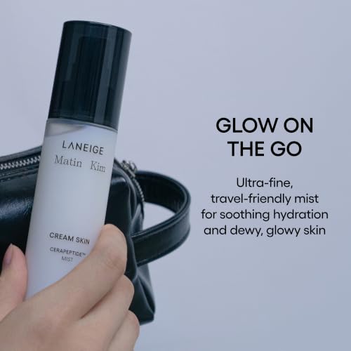 Image of LANEIGE Cream Skin Toner & Moisturizer: Lightweight Refillable Korean Milky Toner with Ceramide & Peptide for Hydration, Firming, & Barrier Support