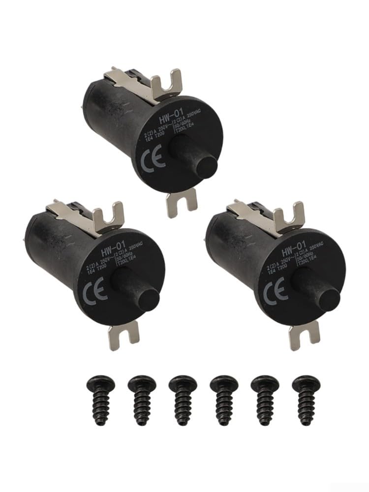 3 Pack Lid/Door Switch for Masterbuilt-Gravity Series 560/800/1050 XL Models Digital Charcoal Grills, Replacement Parts 9904190041